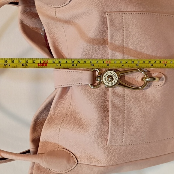 Dooney Bourke Large Logo Lock Shoulder Tote Blush Pink - Picture 9 of 16